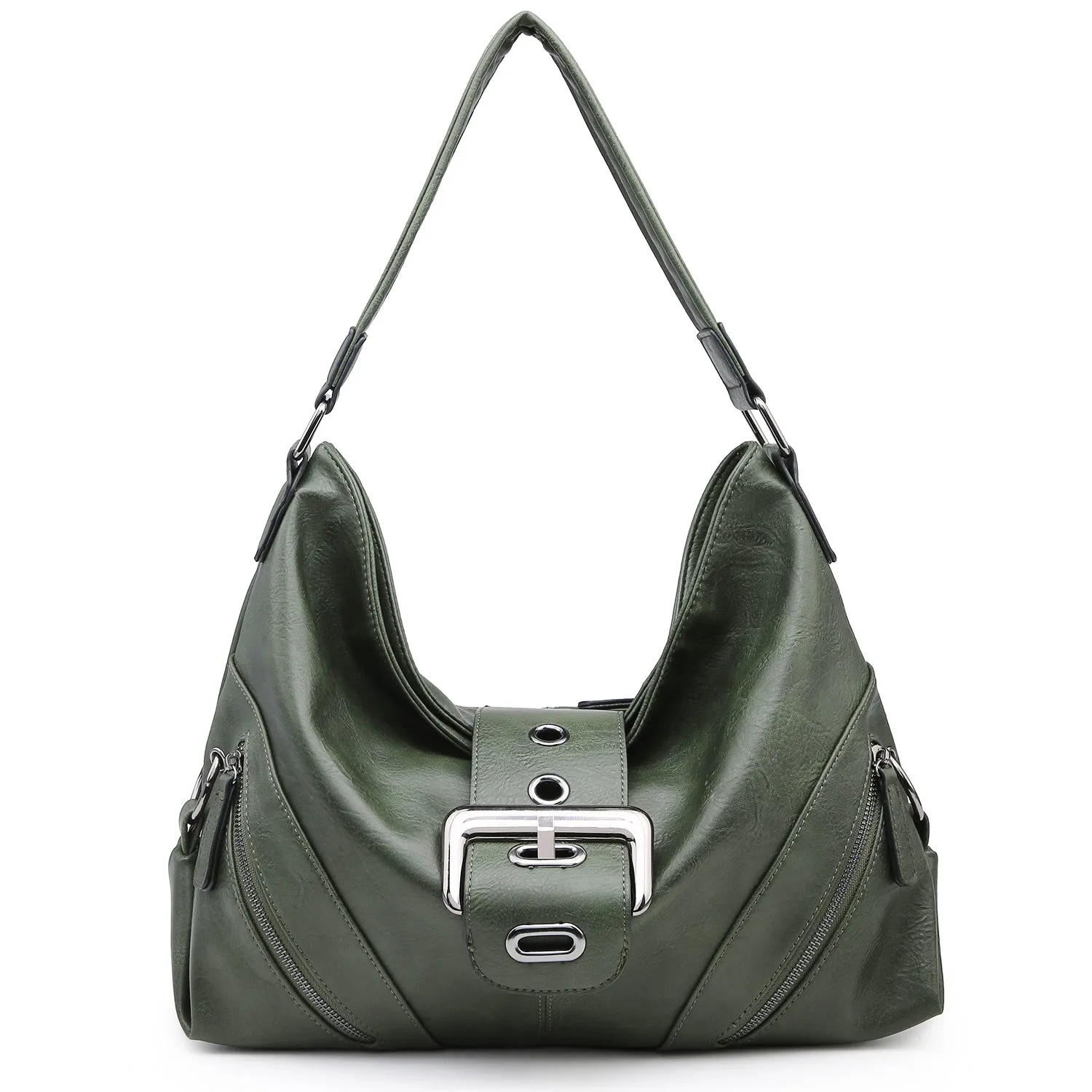 Large Women Hobo Purse Shoulder Bag Ladies Buckle Handbags