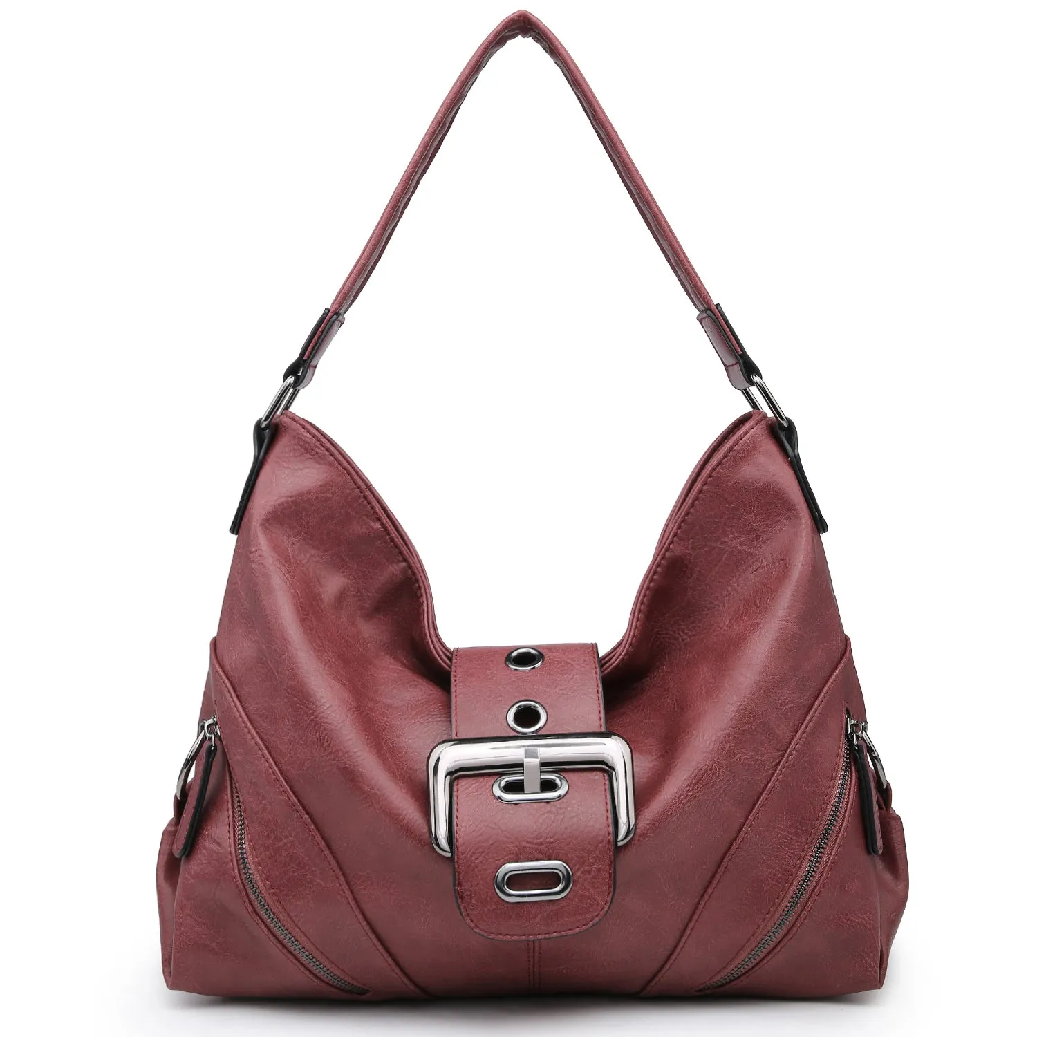 Large Women Hobo Purse Shoulder Bag Ladies Buckle Handbags