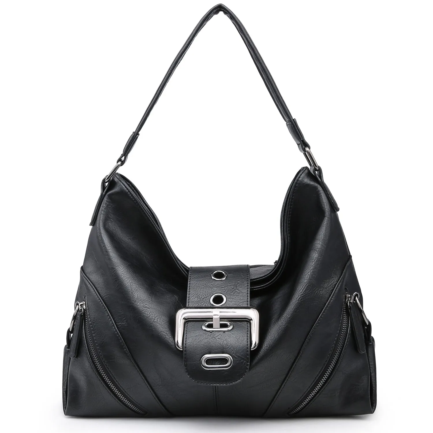 Large Women Hobo Purse Shoulder Bag Ladies Buckle Handbags