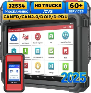 LAUNCH X431 PRO3 V  Elite, 2025 J2534 Pr0gramming Scan Tool, D-PDU/CANFD/DoIP Diagnostic Scanner, Online Coding, Topology Map Car Scanner, FCA SGW Scan Tool, 60  Reset, Active Test, 2-Year Update