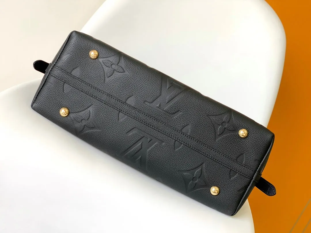 LEATHER CARRYALL Louis MM 39 MONOGRAM GRAINED Vuitton Spring deal Service-focused BLACK COWHIDE