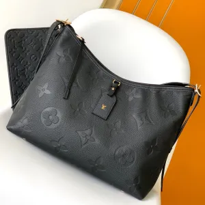 LEATHER CARRYALL Louis MM 39 MONOGRAM GRAINED Vuitton Spring deal Service-focused BLACK COWHIDE
