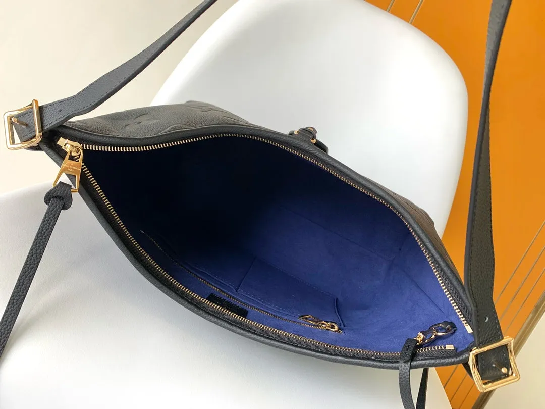 LEATHER CARRYALL Louis MM 39 MONOGRAM GRAINED Vuitton Spring deal Service-focused BLACK COWHIDE