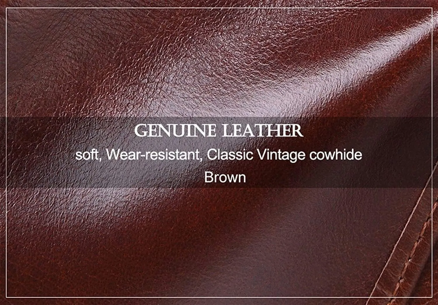 Leather Men Clutch Purse Bag,Long Bifold Wallet Zip Around Clutch Travel Purse for Dad Husband (Color : Brown, Size : 18.5 * 2.5 * 9cm)