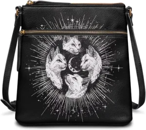 Leather Purses for Women, Leather Hobo Bags for Women Vintage Travel Sling Purse Multi Pockets Shoulder Bag