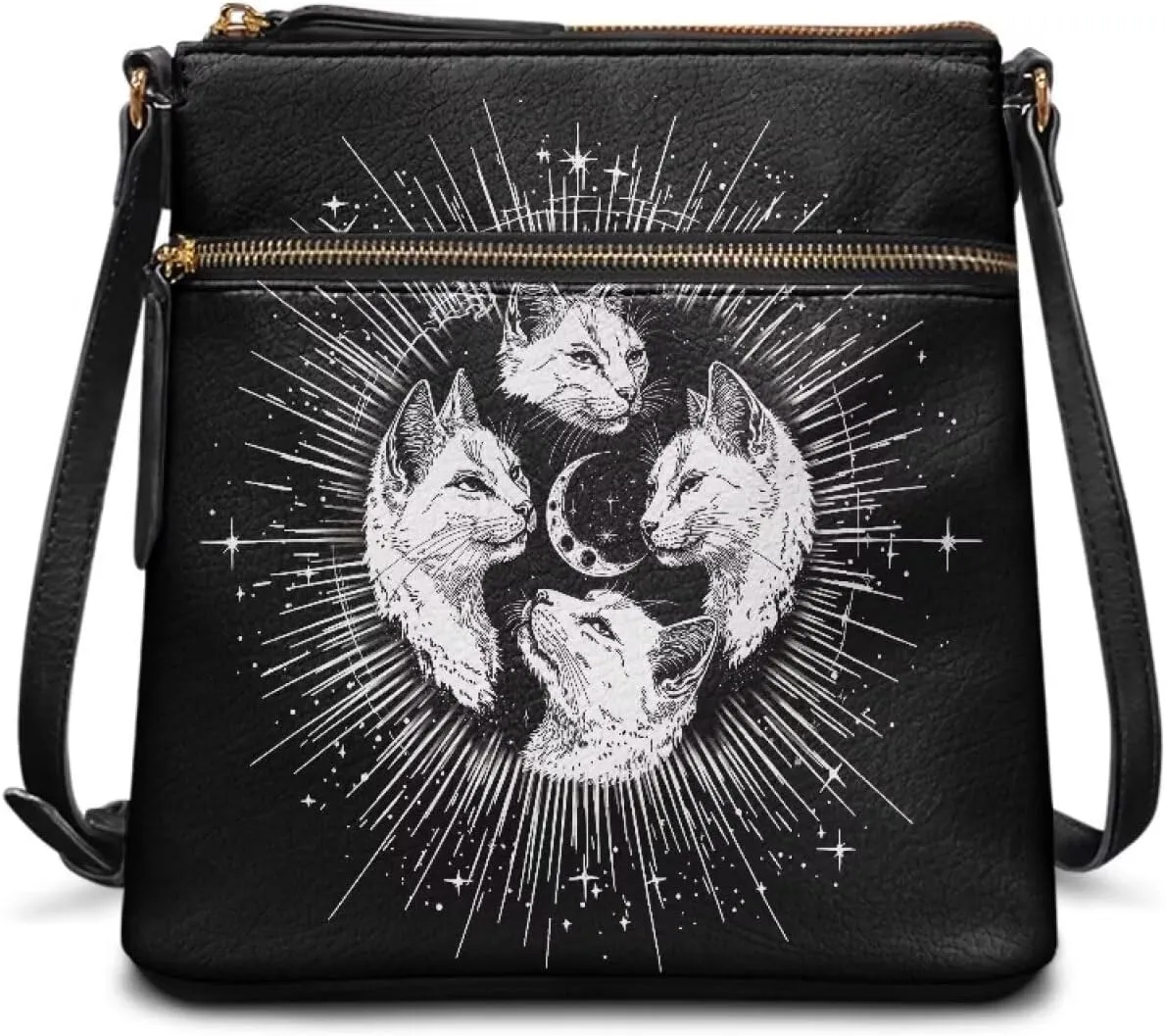 Leather Purses for Women, Leather Hobo Bags for Women Vintage Travel Sling Purse Multi Pockets Shoulder Bag