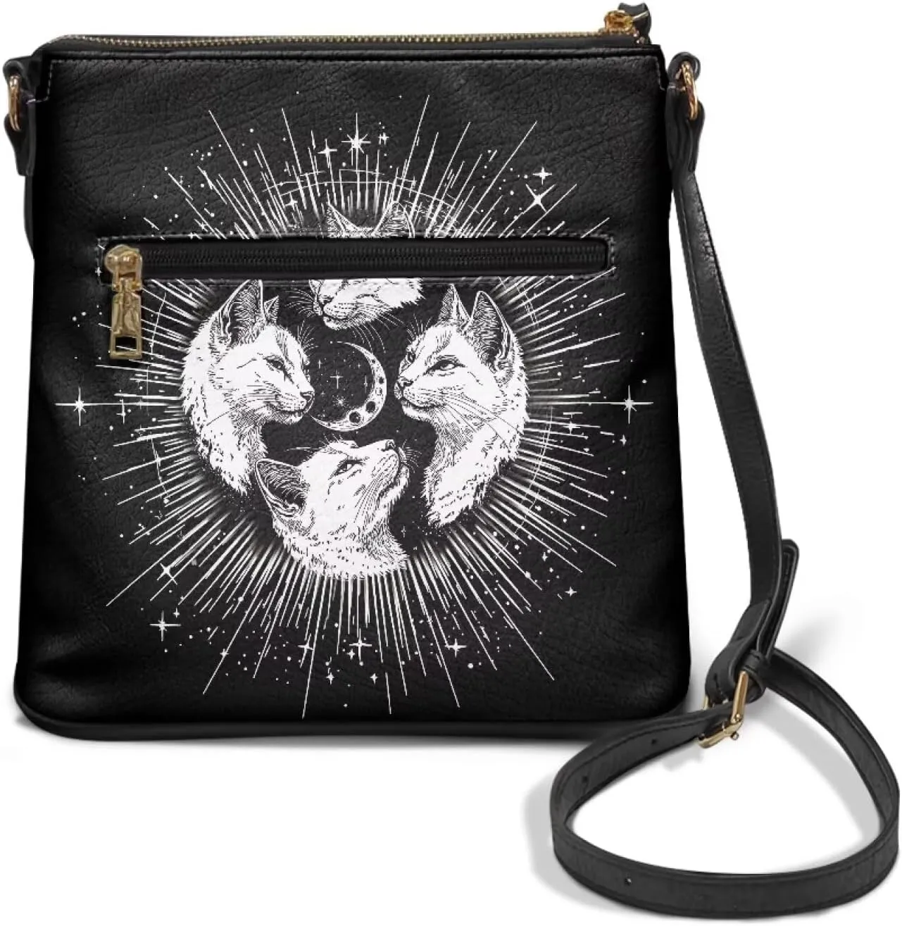Leather Purses for Women, Leather Hobo Bags for Women Vintage Travel Sling Purse Multi Pockets Shoulder Bag