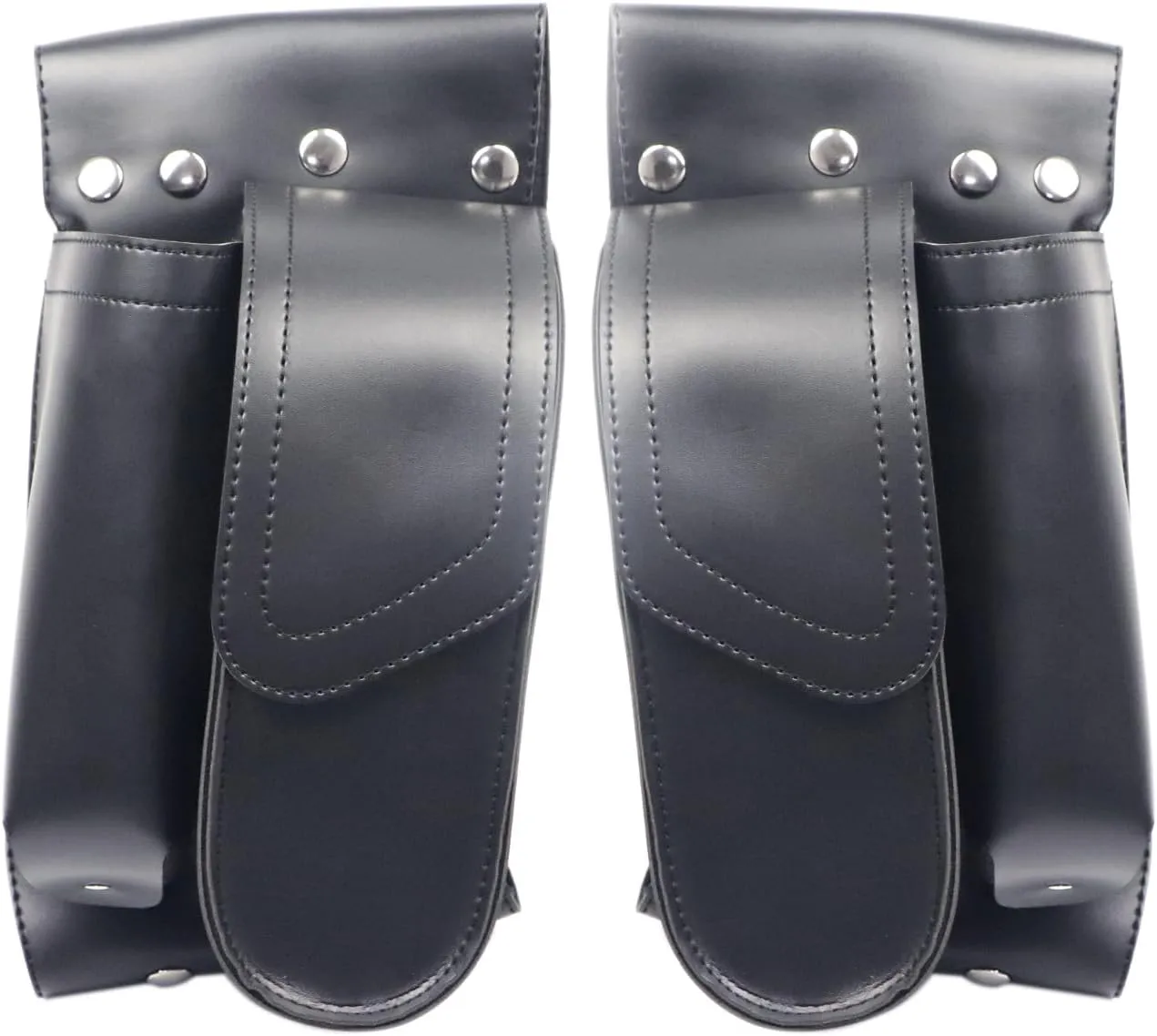 Left and Right Side Saddlebag Guard Bag with Water Bottle Holder for Harley Touring Road King Electra Glide Road Street Glide 1983-2023