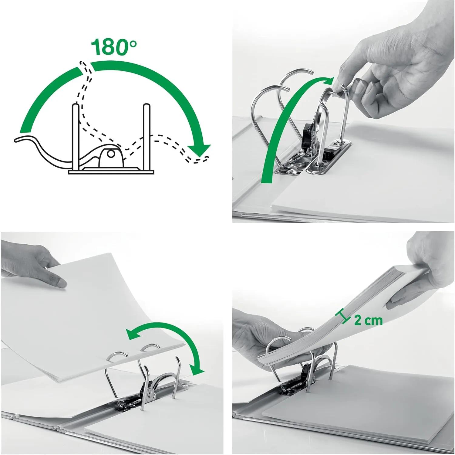 Leitz Quality Folder 180° Slim red