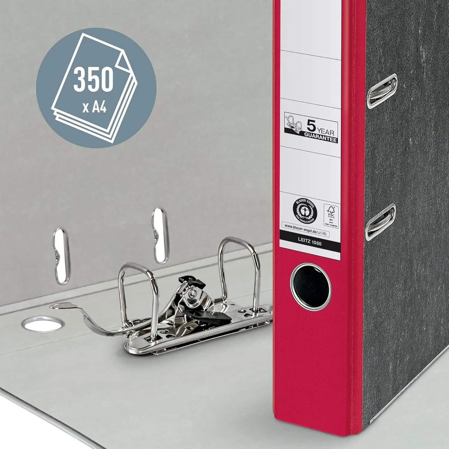 Leitz Quality Folder 180° Slim red