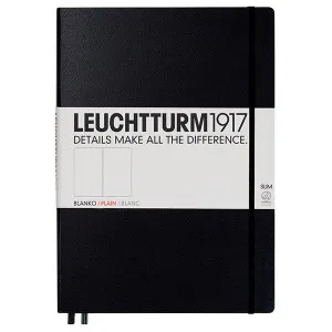 LEUCHTTURM1917 Hardcover Notebook Master Slim Black