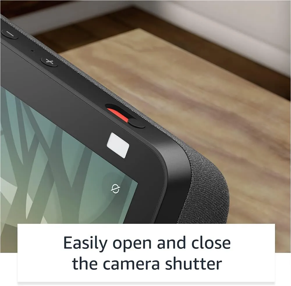 Like-New Echo Show 8 (2nd Gen, 2021 release) | HD smart display with Alexa and 13 MP camera | Glacier White
