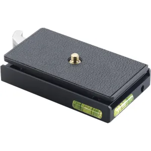 Linhof Quickfix II Large Quick-Release Adapter with Plate & Bubble Levels