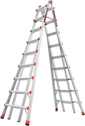 Little Giant Ladder Systems, SkyScraper, M17, 9-17 Foot, Stepladder, Aluminum, Type 1A, 300 Lbs Weight Rating, (10110)