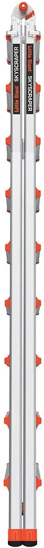 Little Giant Ladder Systems, SkyScraper, M17, 9-17 Foot, Stepladder, Aluminum, Type 1A, 300 Lbs Weight Rating, (10110)