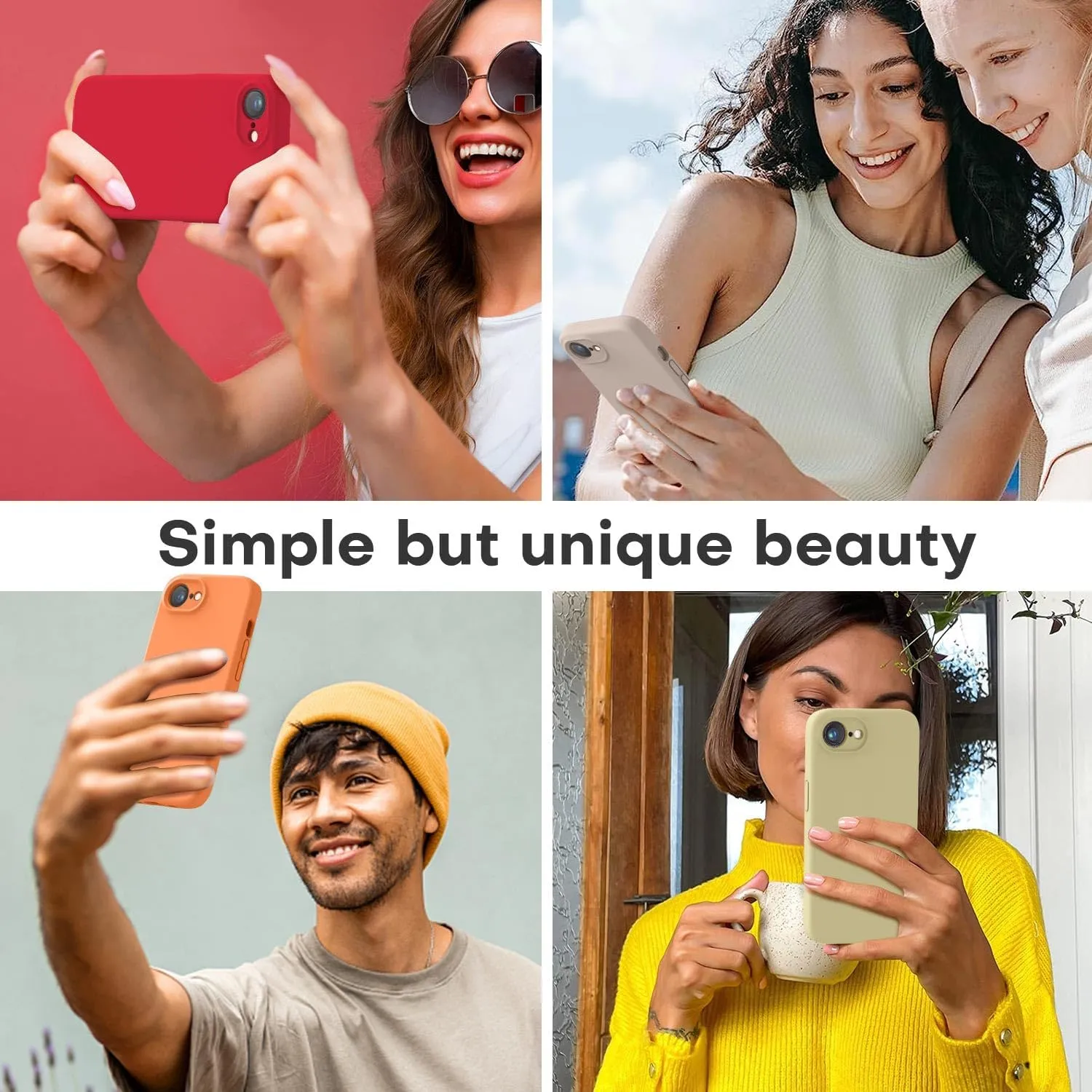 LOVE 3000 Designed for iPhone 16e Case, Premium Silicone with [Soft Anti-Scratch Microfiber Lining] Shockproof Protective Phone Case for Men Women Girls 6.1", Bright Orange