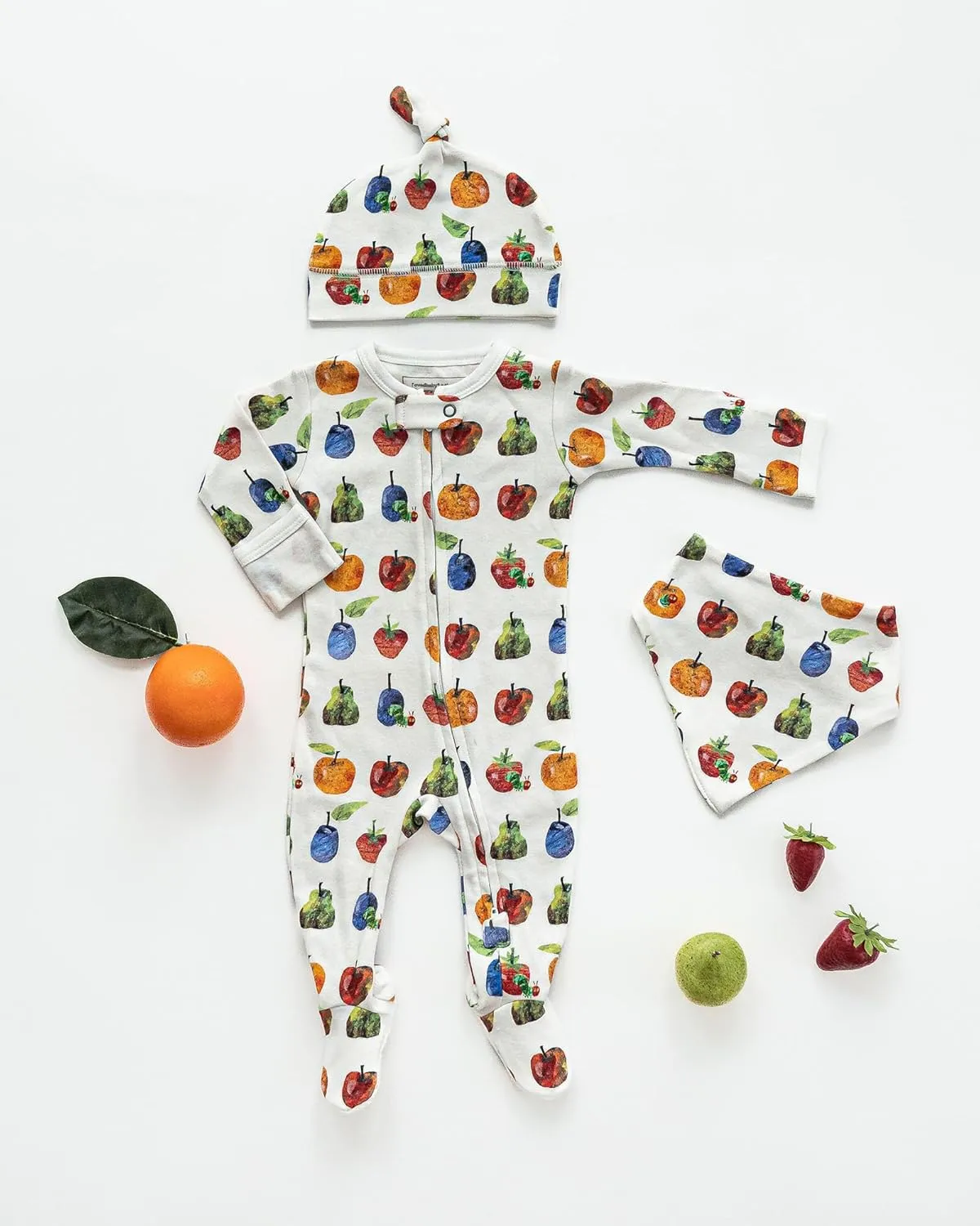 L'ovedbaby Unisex Baby Organic 2-Way Zipper Footie