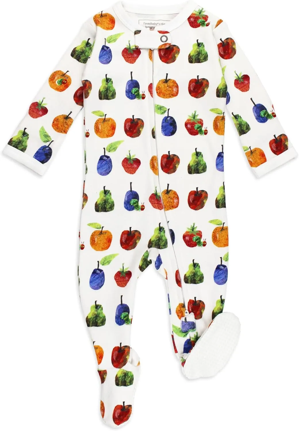 L'ovedbaby Unisex Baby Organic 2-Way Zipper Footie