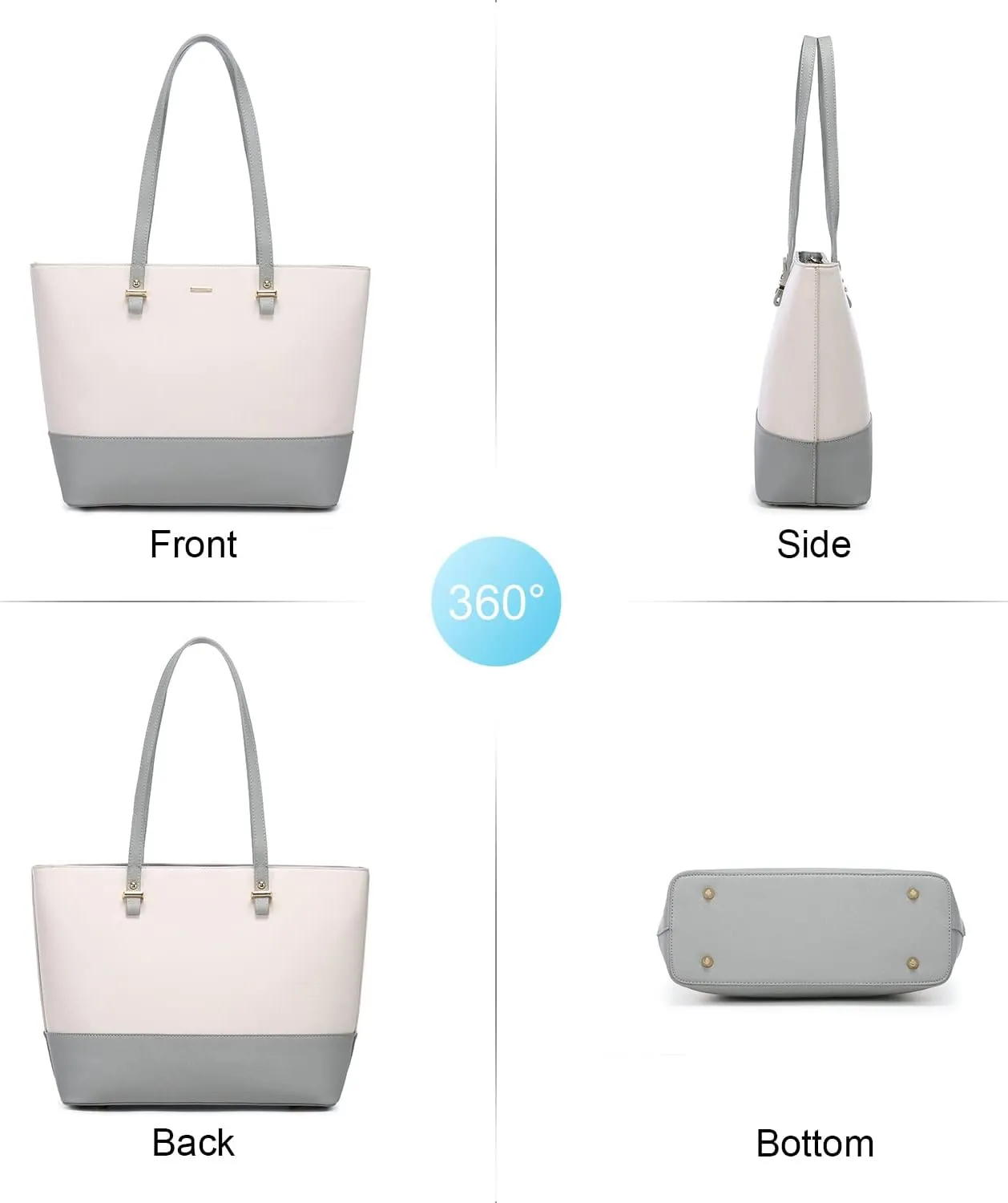 LOVEVOOK Handbags for Women Shoulder Bags Tote Satchel Hobo 3pcs Purse Set