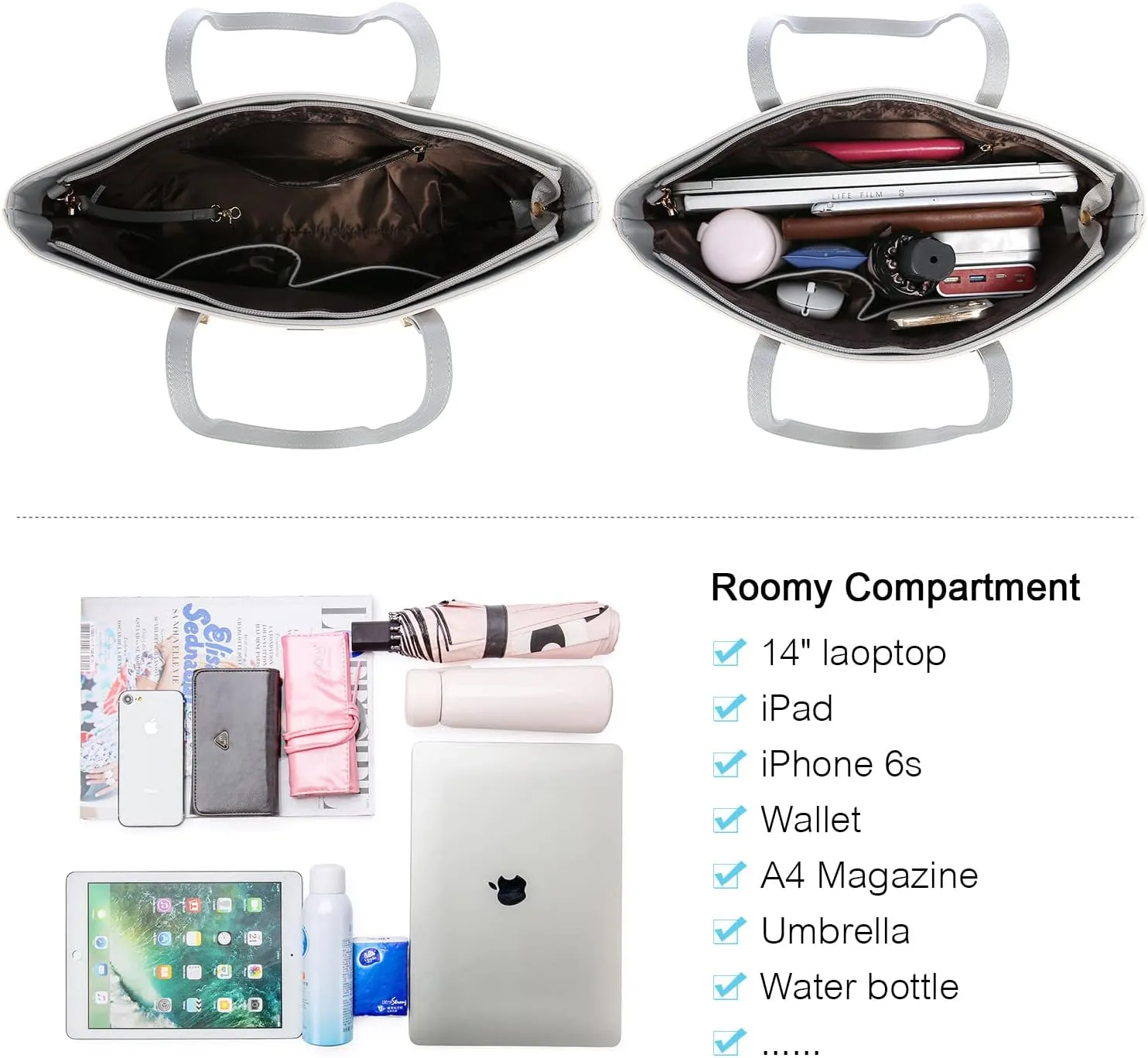 LOVEVOOK Handbags for Women Shoulder Bags Tote Satchel Hobo 3pcs Purse Set