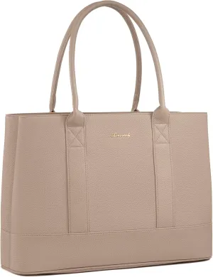 LOVEVOOK Laptop Bag for Women, Computer Work Tote Bag, Large Business Shoulder Handbag for Office, Gift, Travel, Teacher