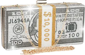 LoveWLC Evening Party Women Money Handbag,Shinning Ladyies Purse Money Shoulder Bag
