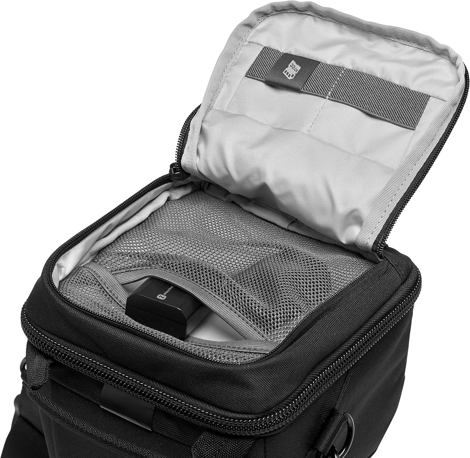 Lowepro ProTactic TLZ 75 AW DSLR toploader - Expand to Hold up to 24-70mm f/2.8 and Lens Hood with Portrait Grip - Camera Gear to Personal belongings - for DSLR Like Canon 5D, Black - LP37279-PWW