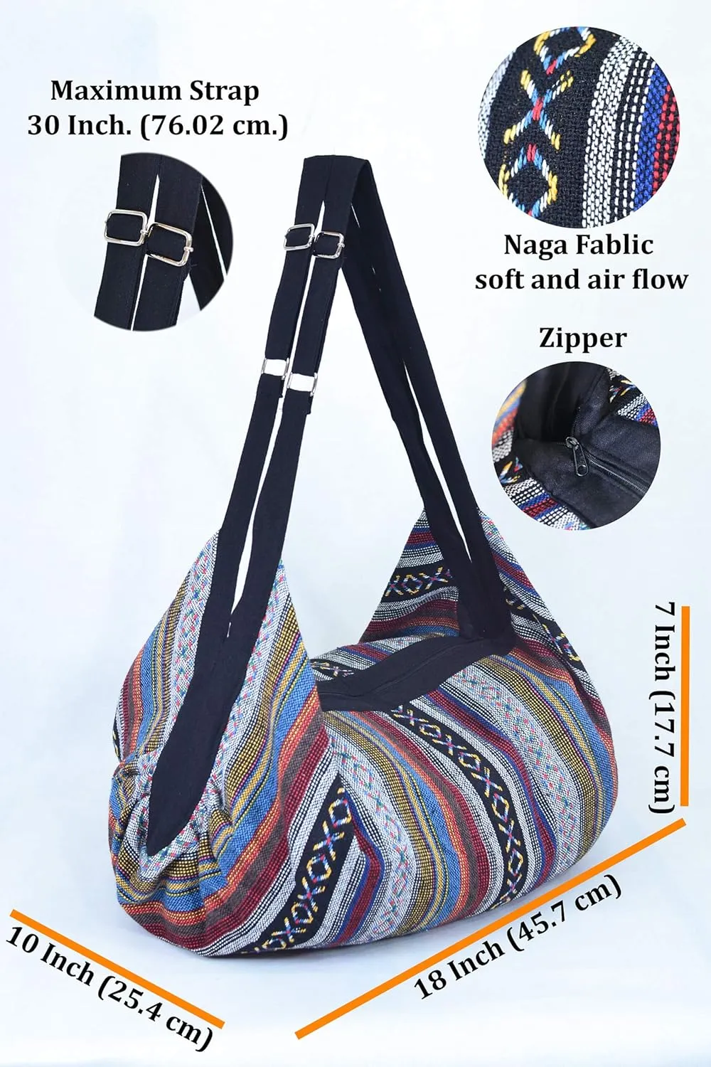 Luggage Hobo Crossbody Bag Shoulder Bag Travel Bag Messenger Bag Hippie Boho Bohemian Large Purse