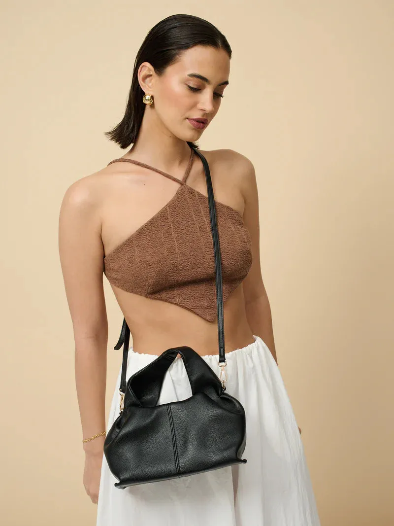 Lumi Hobo Handbag - Black