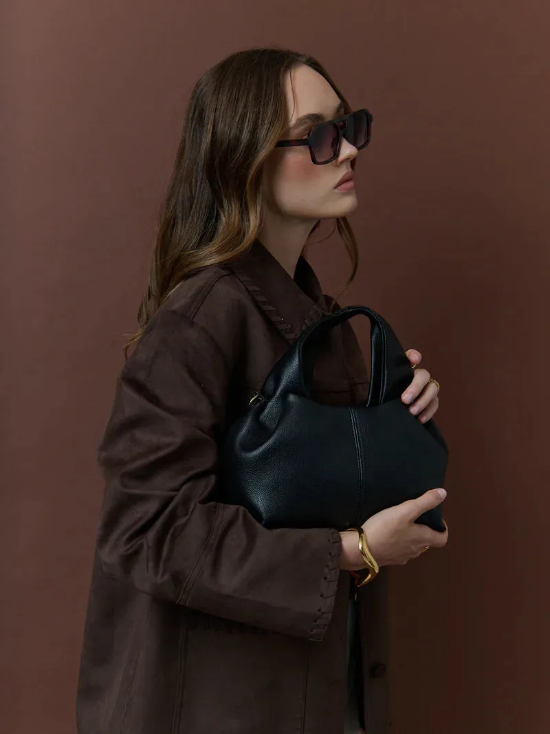 Lumi Hobo Handbag - Black