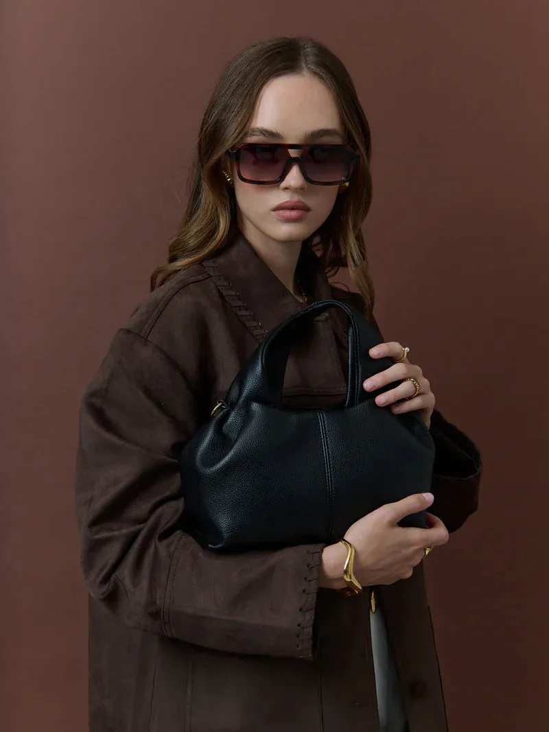 Lumi Hobo Handbag - Black