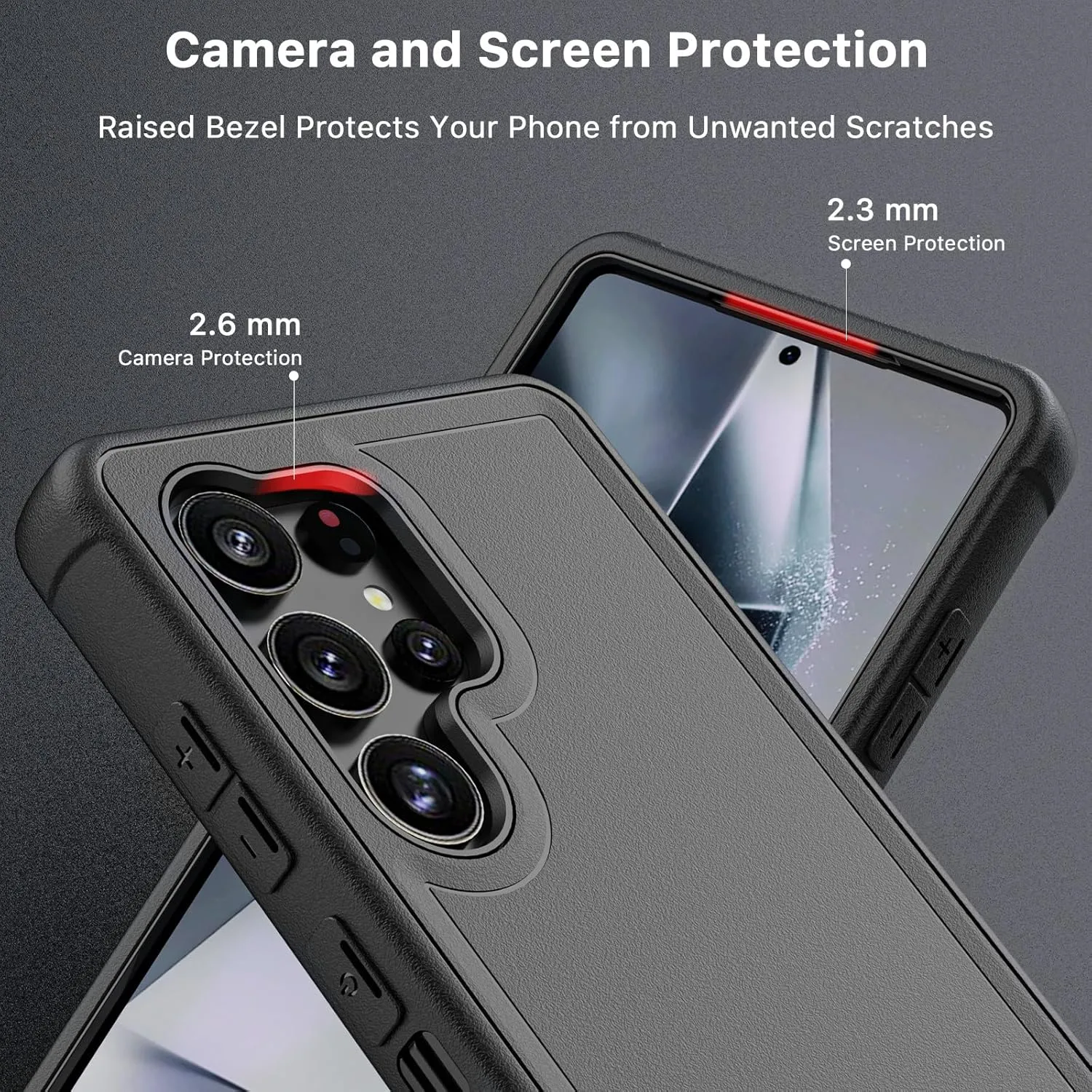M MYBAT PRO Maverick Series for Samsung Galaxy S25 Ultra Case with Belt Clip Holster, 6.9 inch, Heavy Duty Military Grade Drop Protective Case w 360° Rotating Stand (No Screen Protector) Black