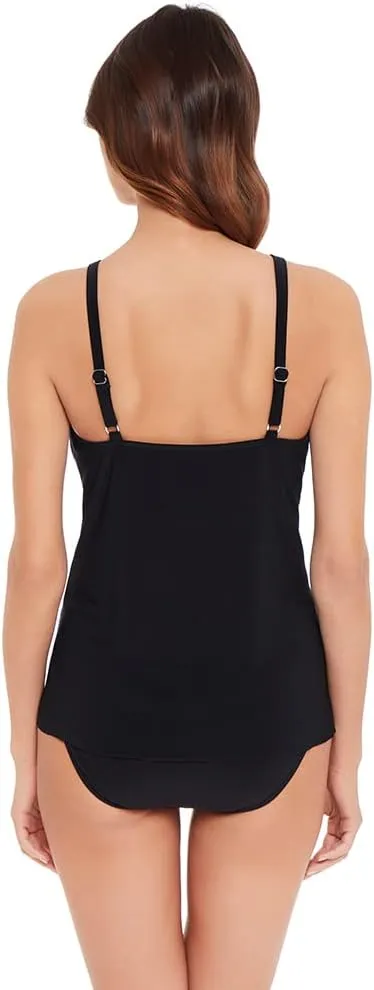 MagicSuit Women's Swimwear Riveted Donna Soft Cup Adjustable Strap Tankini Top
