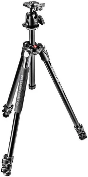 Manfrotto 290 Xtra 3-Section Aluminum Tripod with 496 Ball Head