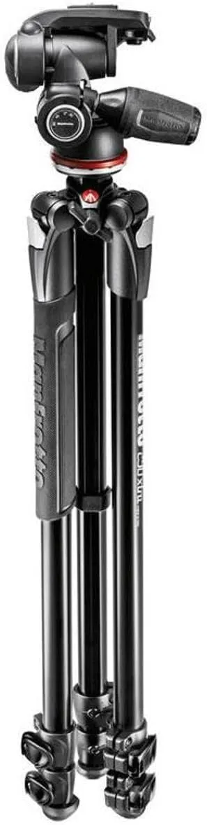 Manfrotto 290 Xtra 3-Section Aluminum Tripod with 804 3-Way Pan and Tilt Head