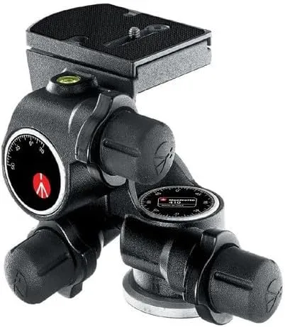 Manfrotto 410 Junior Geared Head with Quick Release - Supports 11.1 lbs (#3275)