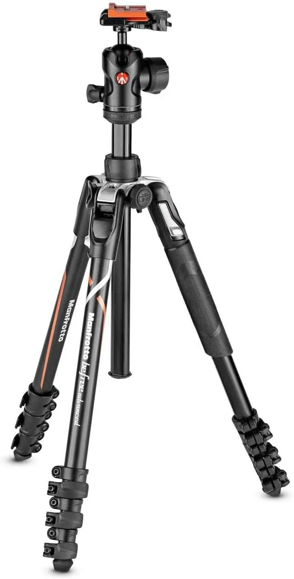Manfrotto Befree Advanced Special Edition 4-Section Aluminum Travel Tripod with 494 Center Ball Head for Sony Alpha Cameras