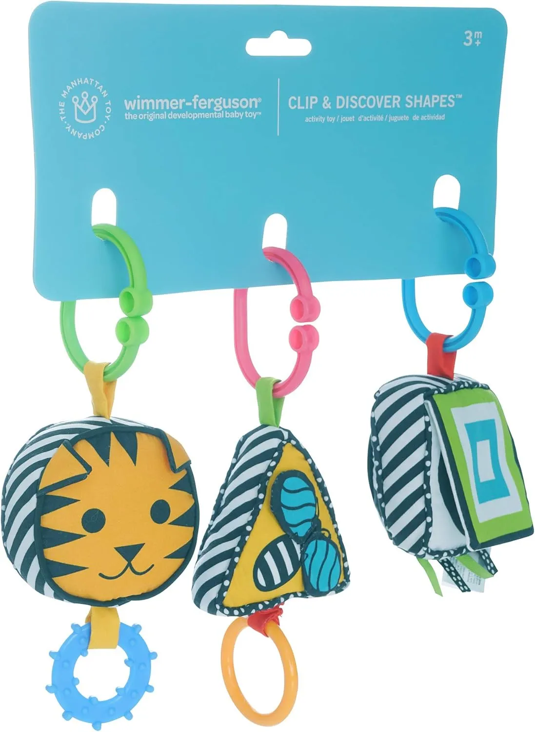 Manhattan Toy Wimmer-Ferguson Clip and Discover Shapes Travel Activity Set