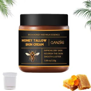 Marroomi Tallow Honey Balm, Deep Nourishing & Skin-Softening Natural Formula Maromi Tallow Honey Balm, for Lips/Face/Hands, Dry Skin Care, Deep Nourishing (1pcs, One Size)