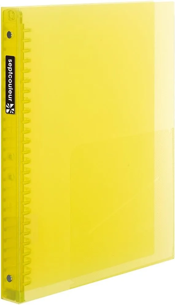 Maruman F300B-04 Loose Leaf Binder, B5, Septocrule, 26 Holes, Yellow