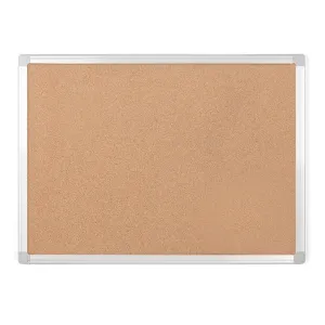 MasterVision Earth Cork Bulletin Board, 48" x 72", Aluminum Frame