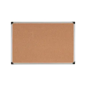 MasterVision Maya Cork Bulletin Board, 48" x 72", Aluminum Frame
