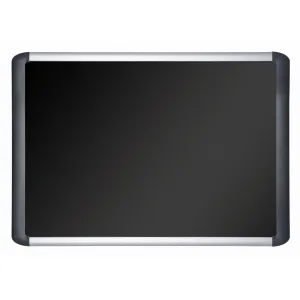 MasterVision MVI Soft-Touch Foam Bulletin Board, 36" x 48", Black