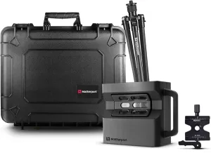Matterport Pro2 Camera Travel Case Bundle - High Precision Scanner 360 Virtual Tours, 4K Photography, 3D Mapping, & Digital Surveys - Includes Pro2 Camera, Tripod, Clamp, and 20” Small Hard Case