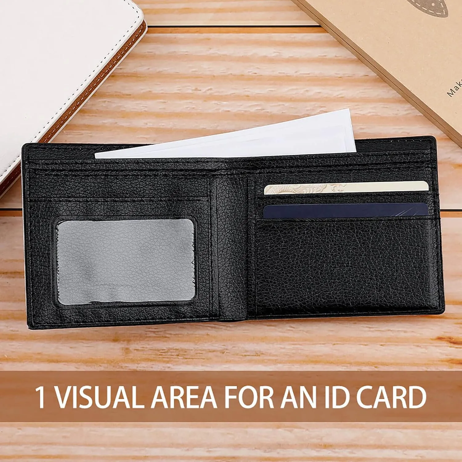 Mauna Kea Summit Sunset Wallet, Leather Bifold Wallet, Slim And Stylish PU Card Holder, Small Coin Purse