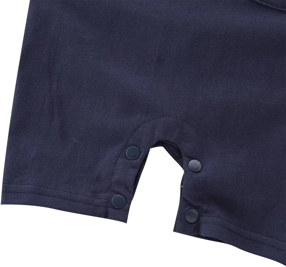 May's Baby Toddler Boys Sailor Stripe Romper Marine Navy Romper Outfit
