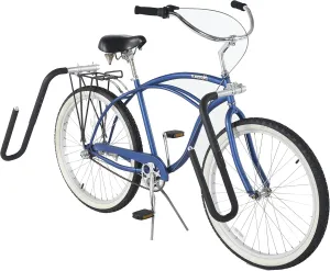 MBB Longboard Bicycle Surfboard Racks, by Moved By Bikes, Compatible with Shortboards, Longboards, and SUP Paddleboards, Quick Release Bars