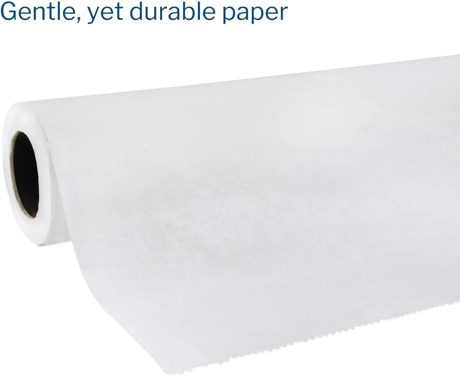 McKesson Medical Exam Table Paper [12 Rolls] – Bed Table Sheet Cover Ideal for Diaper Changing, Waxing, Nursing, Chiropractor, Patternmaking, Tracing - Economy Crepe Paper Roll - White, 21 in x 125 ft