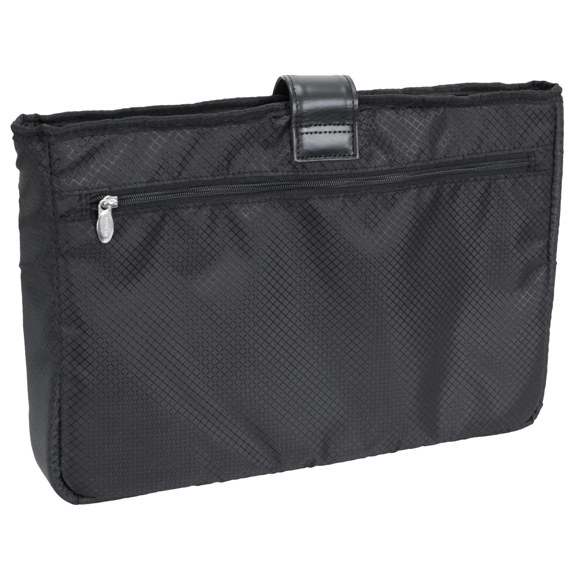 McKlein USA Roosevelt 17" Leather Patented Detachable -Wheeled Laptop Briefcase