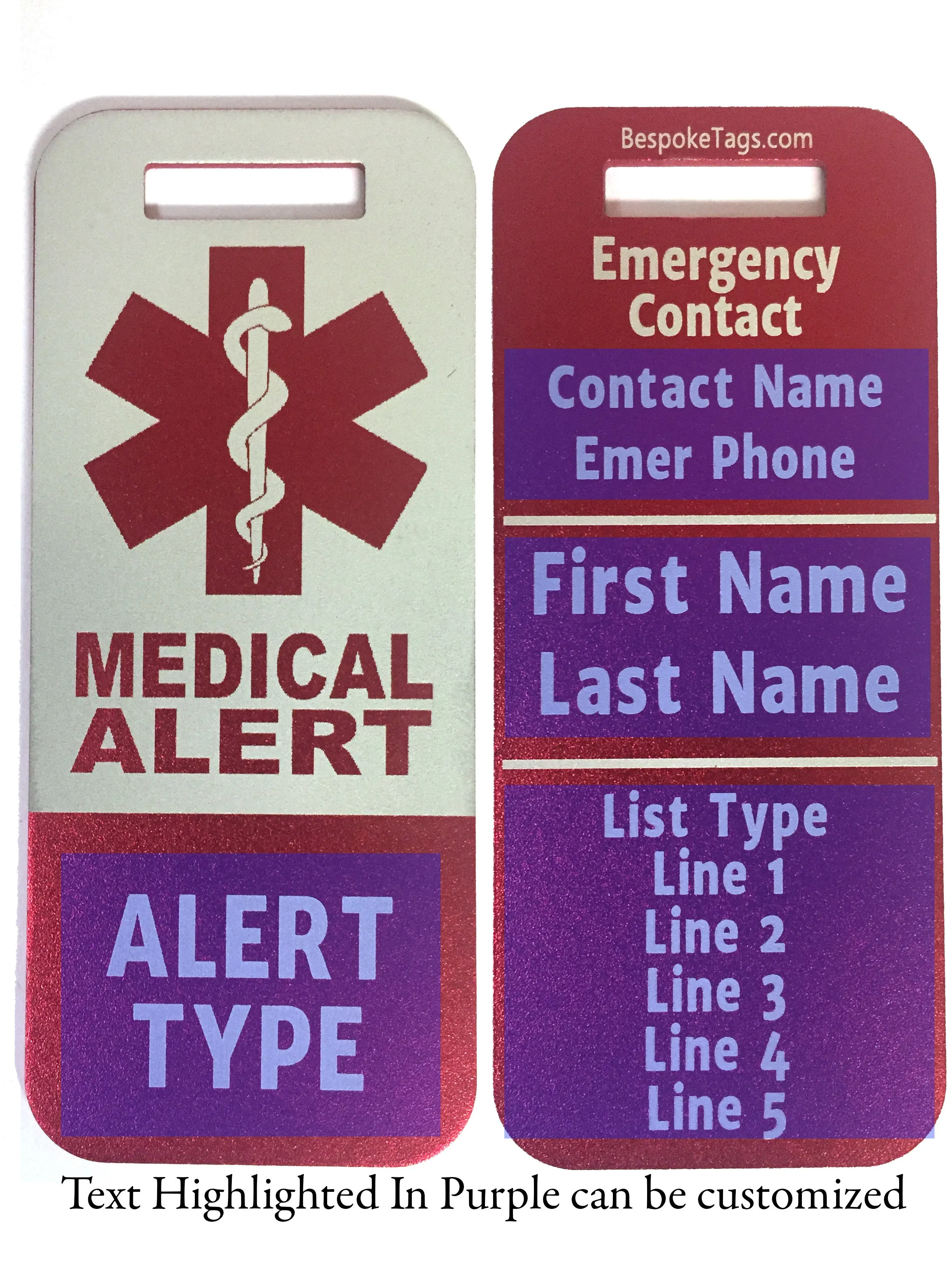 Medical Alert Tag